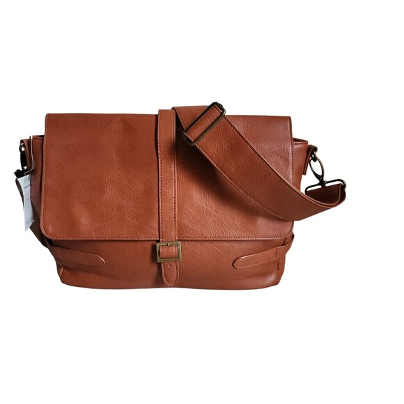 Office Briefcase Laptop Vegan Leather Executive Formal For 14" Laptop & MacBook - Picture 6 of 14